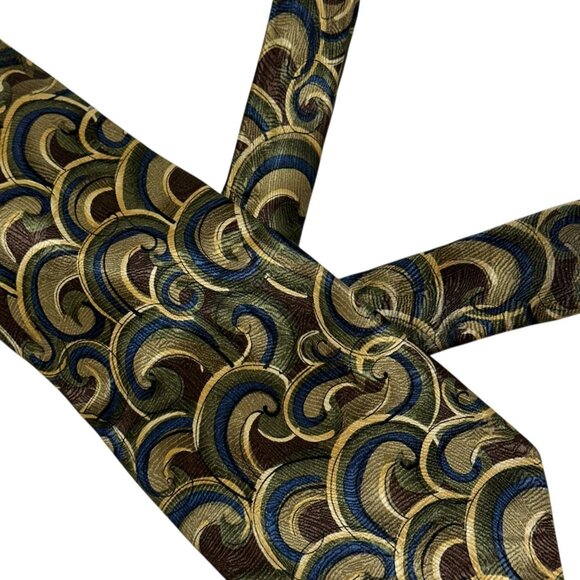 Jerry Garcia Vintage 100% Silk Swirl Emerging Elephant Collection Necktie Tie - Picture 1 of 5